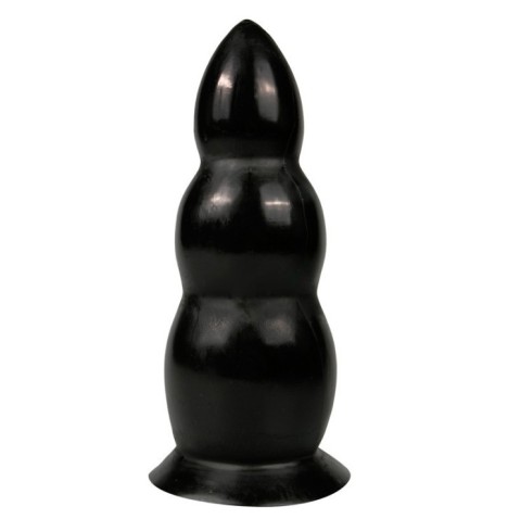 Plug maxi anale dildo fallo nero anale e vaginale butt all black co...