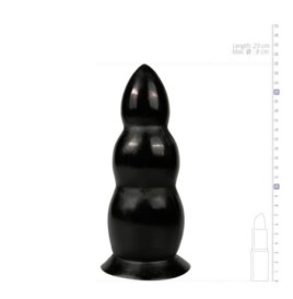 Plug maxi anale dildo fallo nero anale e vaginale butt all black co...