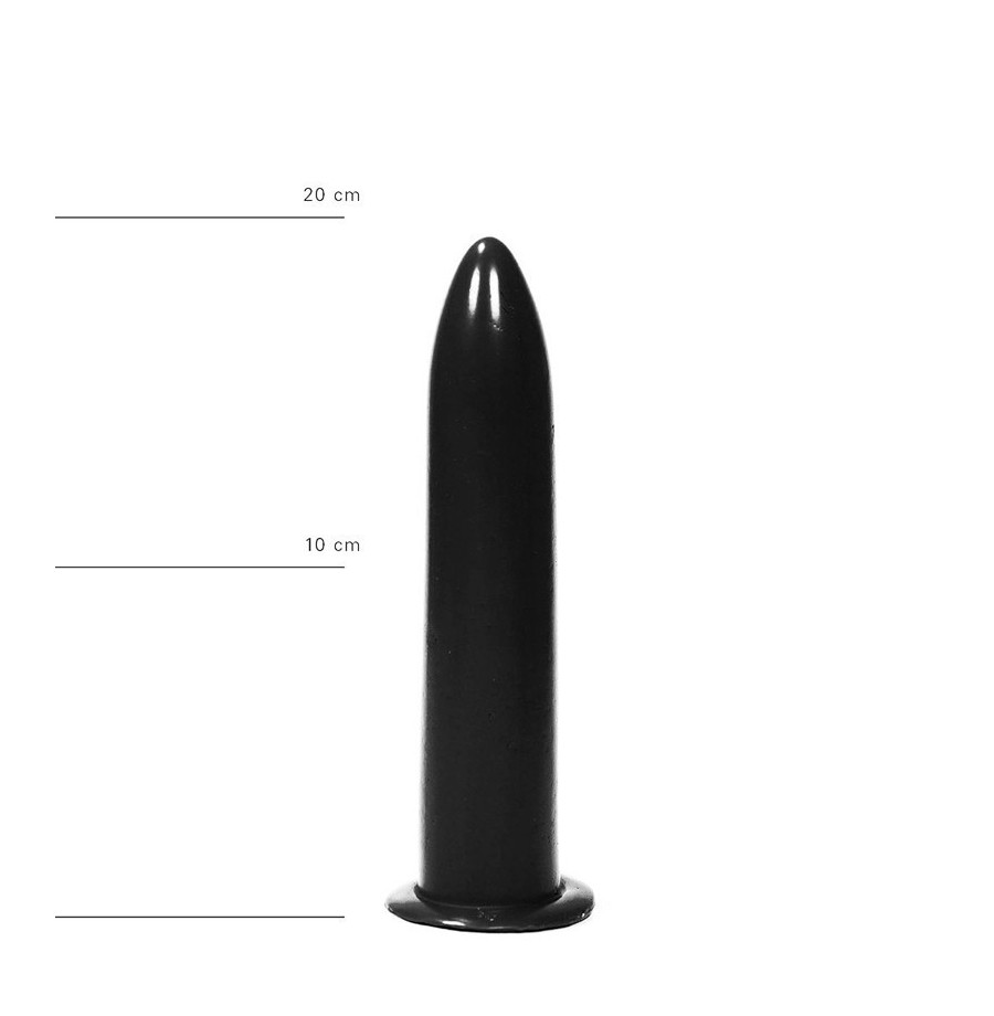 Fallo anale dildo nero plug anal butt con ventosa morbido sex toy all black