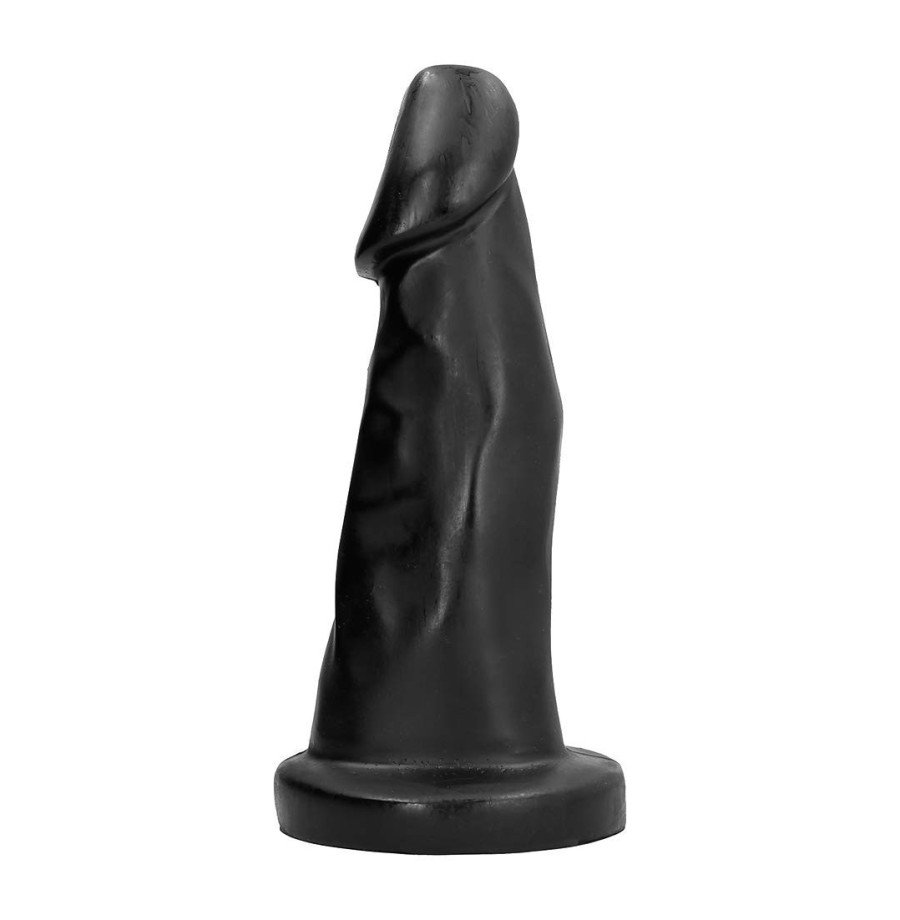 Fallo nero realistico maxi con ventosa dildo vaginale anale nero xxl all black