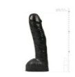 Fallo vaginale nero realistico all black dildo anale maxi big con ventosa