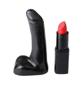 Fallo mini dildo realistico slim dildo anale vaginale nero all blac...