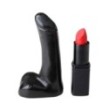 Fallo mini dildo realistico slim dildo anale vaginale nero all black plug