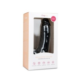 dildo fallo nero con ventosa e testicoli ultra realistico vaginale ...