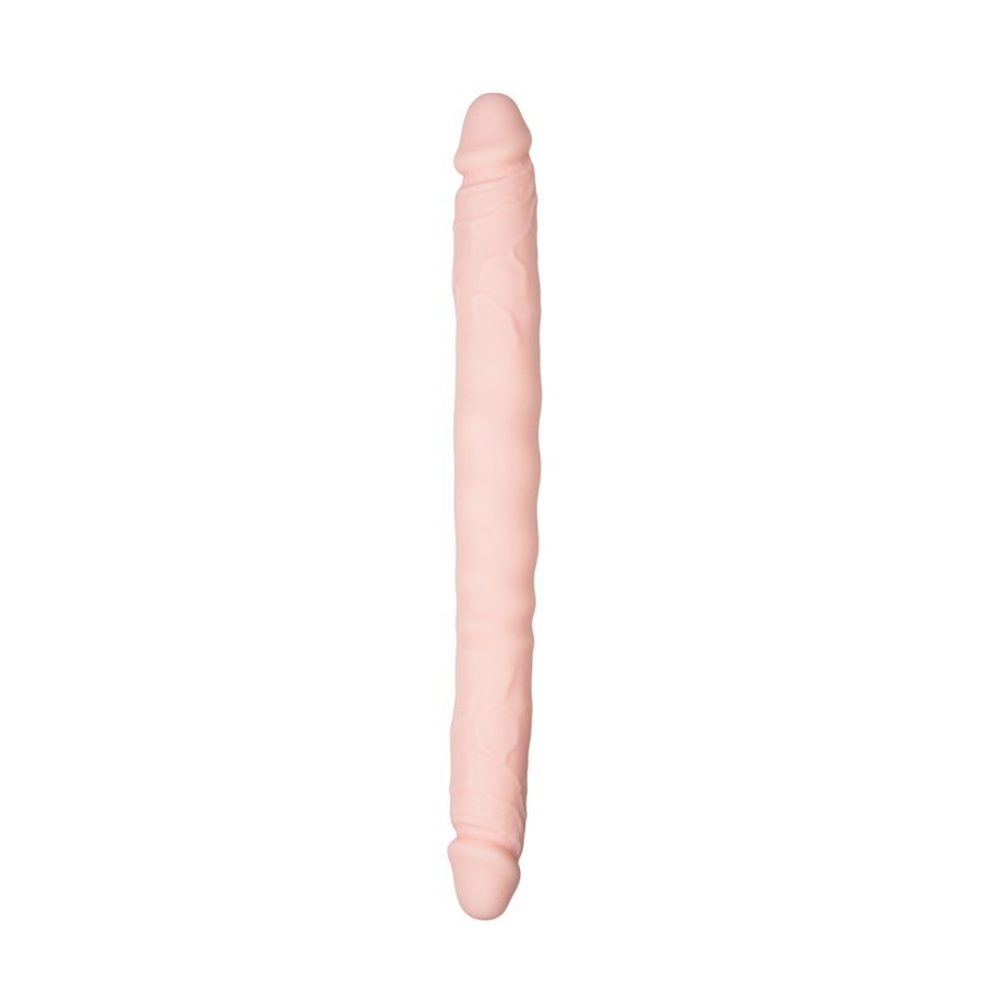 Fallo realistico vaginale anale doppio dildo morbido double in silicone