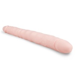 Fallo realistico vaginale anale doppio dildo morbido double in sili...