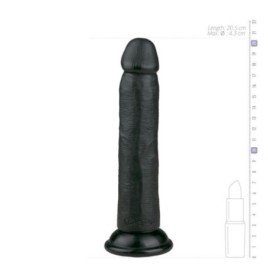 Fallo realistico nero dildo vaginale anale con ventosa black morbid...