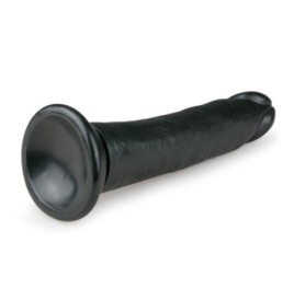 Fallo realistico nero dildo vaginale anale con ventosa black morbid...