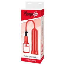 Pompa per allungare il pene sviluppatore pump up push touch Rosso -...