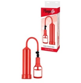 Pompa per allungare il pene sviluppatore pump up push touch Rosso -...