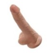 Dildo con ventosa fallo king cock vaginale realistico pene morbido sex toy