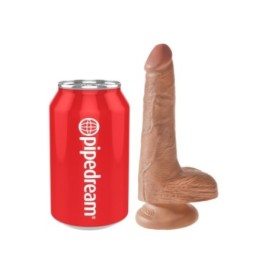 Dildo con ventosa fallo king cock vaginale realistico pene morbido ...