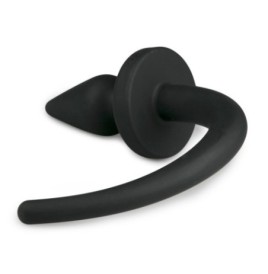 Plug in silicone nero Fallo anale con coda dildo realistico ass but...