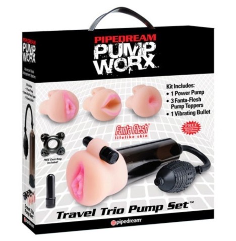 Set pompa maschile Travel Trio Pump Set - Oggettistica - Sexy Shop ...