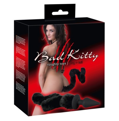 Plug Anale dildo con coda fallo bad kitty tail - Plug Anale - Sexy ...