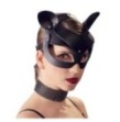 maschera head black mask cat