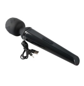 Vibratore ricaricabile power wand black - Stimolatori Vaginali - Se...