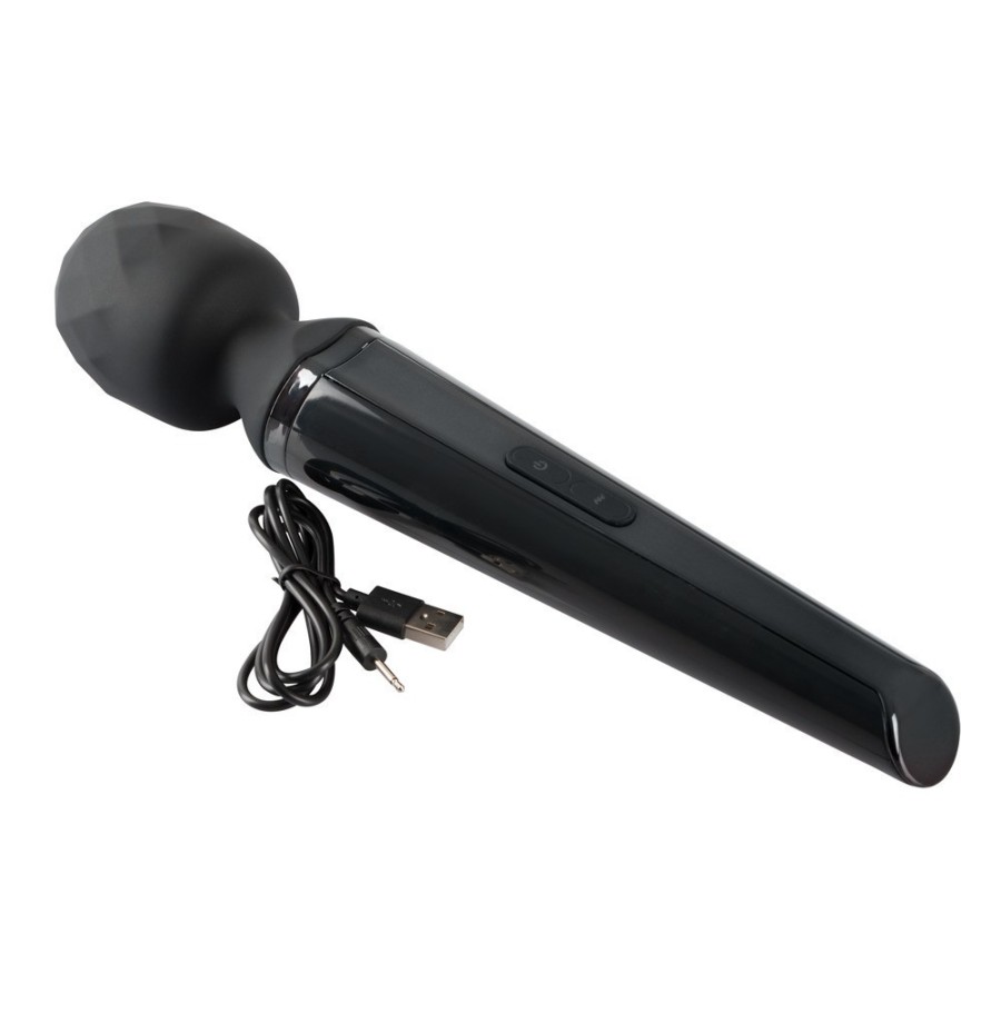 Vibratore ricaricabile power wand black