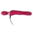 Vibratore realistico doppio stimolatore vaginale wand ricaricabile in silicone