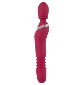 Vibratore realistico doppio stimolatore vaginale wand ricaricabile ...