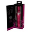 Vibratore realistico doppio stimolatore vaginale wand ricaricabile in silicone