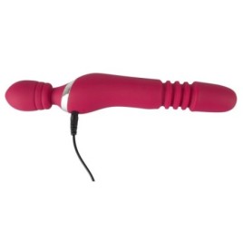 Vibratore realistico doppio stimolatore vaginale wand ricaricabile ...