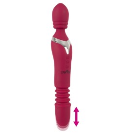 Vibratore realistico doppio stimolatore vaginale wand ricaricabile ...