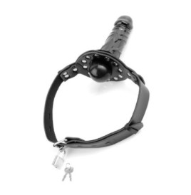 Fallo con morso deluxe gag ball whith dildo fetish fantasy - Falli ...