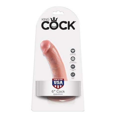 FALLO REALISTICO KING COCK 6 FLESH - Falli Realistici - Sexy Shop I...