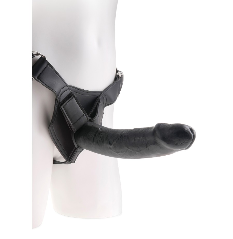 FALLO STRAP on KING COCK harness w/9 cock black