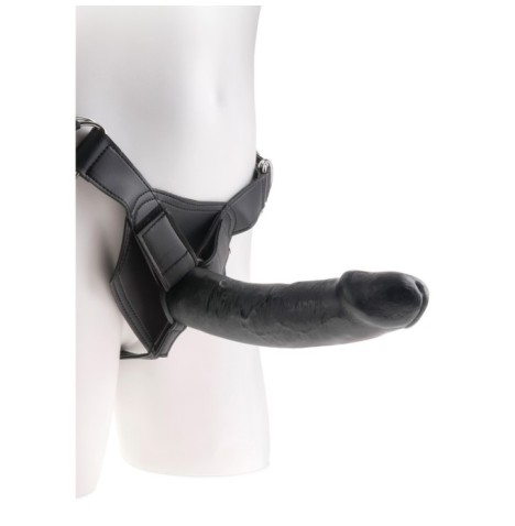 FALLO STRAP on KING COCK harness w/9 cock black - Falli Strap On - ...