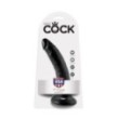 Fallo Realistico dildo nero king Cock Vaginale anale con ventosa 7 black