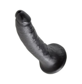 Fallo Realistico dildo nero king Cock Vaginale anale con ventosa 7 black