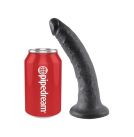 Fallo Realistico dildo nero king Cock Vaginale anale con ventosa 7 black