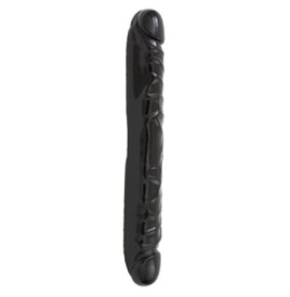 Dildo Doppio fallo header veined 12 black - Falli Doppi - Sexy Shop...