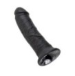 Fallo vaginale king cock realistico dildo vaginale con ventosa 8 Nero black