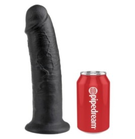 Fallo realistico Vaginale maxi dildo con ventosa king cock 10 nero ...