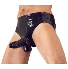 slip mit penishulle beim in latex - Slip - Sexy Shop Ingrosso