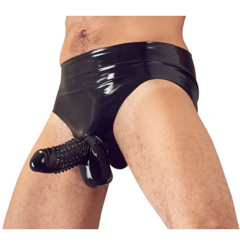 slip mit penishulle beim in latex - Slip - Sexy Shop Ingrosso