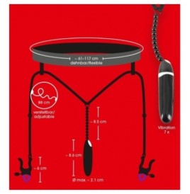 perizoma vibrante Spreader String with Vibrator von Bad Kitty - Sti...