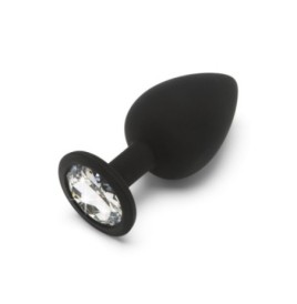 plug anale in silicone nero con gioiello - Falli Anali - Sexy Shop ...