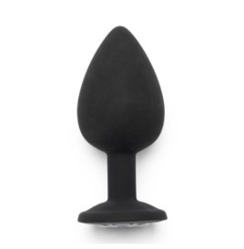 plug anale in silicone nero con gioiello - Falli Anali - Sexy Shop ...