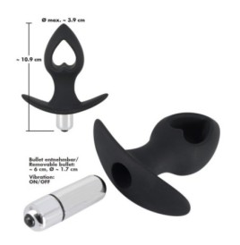 plug anale in silicone Black Velvets Vibrating Plug - Falli Anali -...