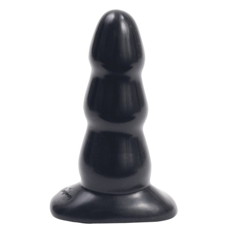 Fallo dildo Tripple Ripple Butt Plug M black - Plug Anale - Sexy Sh...