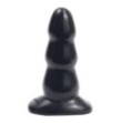 Fallo dildo Tripple Ripple Butt Plug M black