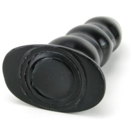 Fallo dildo Tripple Ripple Butt Plug M black - Plug Anale - Sexy Sh...