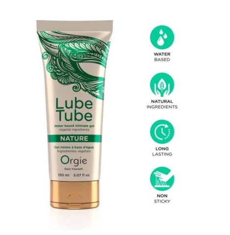 Lubrificante vaginale lube tube nature 150 ml orgie - Lubrificanti ...