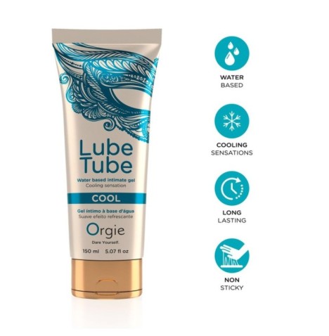 Lubrificante lube tube cool orgie 150 ml - Lubrificanti Sessuali Cl...