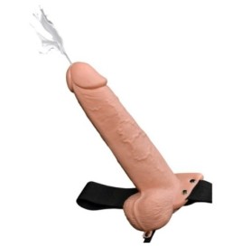 Fallo strap on dildo squirting cock hollow 9 with balls - Falli Str...