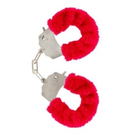 manette Furry Fun Cuffs red - Manette - Sexy Shop Ingrosso